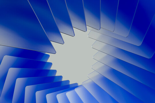 Abstract Digital Transformation Background