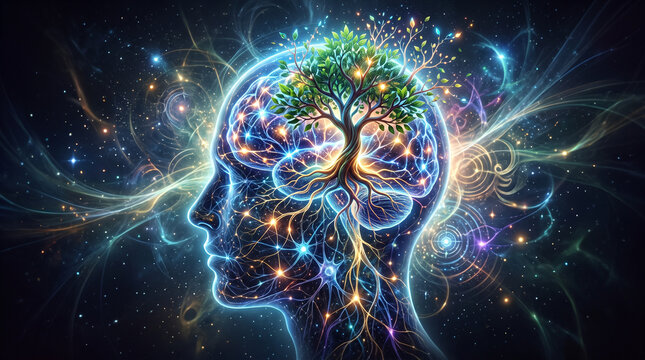 Investigate the role of visual cues containing affirmations in shaping growth mindset and long-term behavior change. Include insights from behavioral science and neuroscience. grow