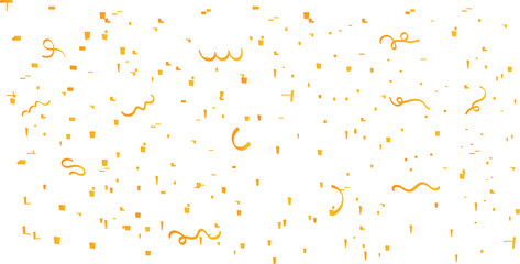 Fototapeta premium Falling golden celebration confetti backgrounds. Confetti for festivals, holiday celebrations, events, and anniversaries.