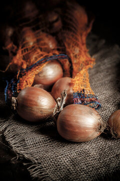 Sack with onions