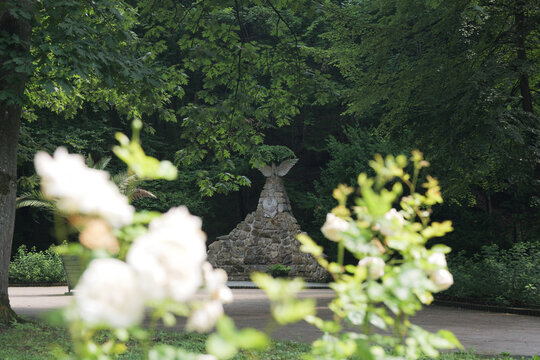 Stone Eagle Park Monument in Gorlice