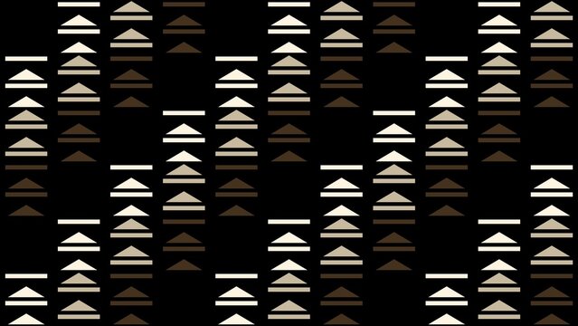 Tribal geometric pattern with triangles and lines. Ethnic mudcloth style background in black and white. Traditional African textile design.