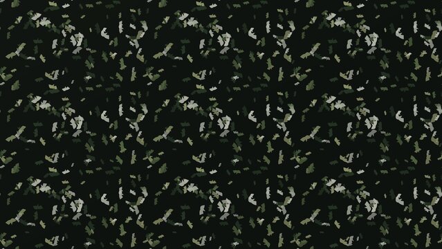Abstract dark terrazzo pattern, black stone texture with white marble chips, seamless granite surface for interior design