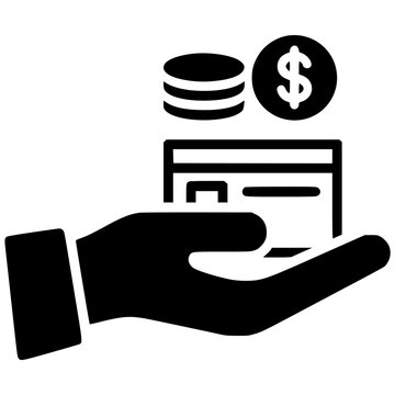 icon Hand Holding Credit Card