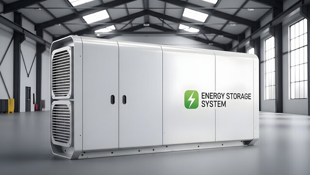 Industrial Battery Energy Storage System Unit for Sustainable Grid Power and Renewable Energy Infrastructure Management