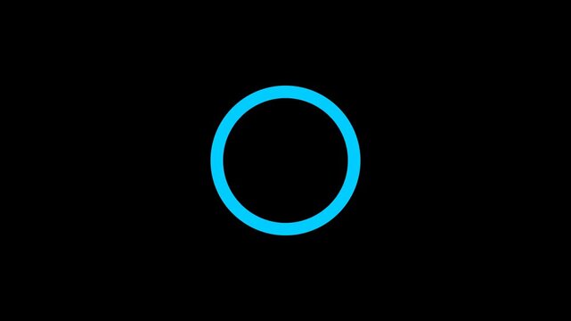 Loading spinning, load wheel animation on transparent background. Buffering circle loading bar. Loading Bar Circle animation. 4k video