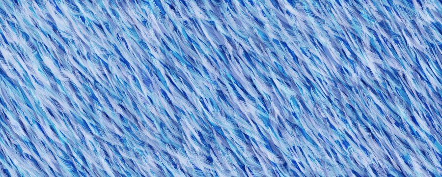 Panoramic Brushstroke Pattern