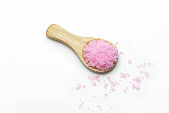Prague Powder on spoon isolated on white background