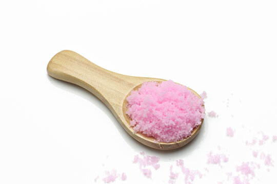 Prague Powder on spoon isolated on white background