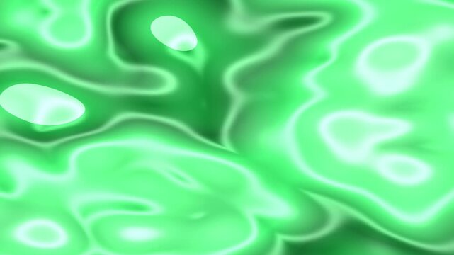 Creating a Vivid Green Abstract Flowing Background for Visual Projects