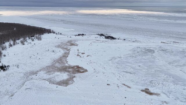 Finland Baltic Saaremaa K&uuml;bassaare Poolsaar Udriku Laid and Laht Liivi Laht Gulf of Riga Maastikukaitseala Nature Reserve