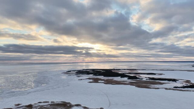 Finland Baltic Saaremaa K&uuml;bassaare Poolsaar Udriku Laid and Laht Liivi Laht Gulf of Riga Maastikukaitseala Nature Reserve