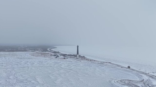 Finland Baltic Saaremaa Island S&auml;&auml;re Laht S&otilde;rve Lighthouse and Beach Kura Kurk Sea Looduskaitseala Nature Reserve
