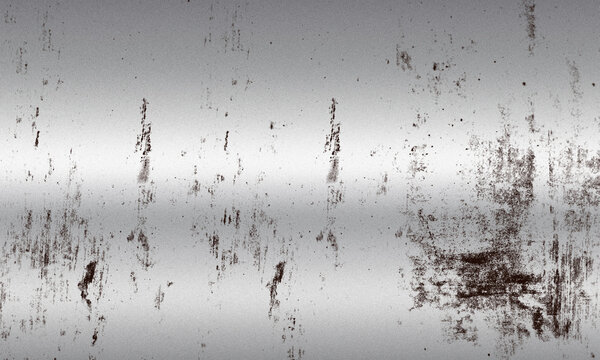 Brushed metal texture with corrosion and scratches a monochromatic gray background abrasion