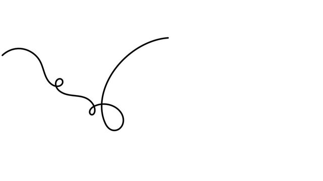 Exclamation mark in speech bubble icon sign continuous one line drawing moving on white background minimalist single art caution alert advertisement and warning announcement messaging symbol animation