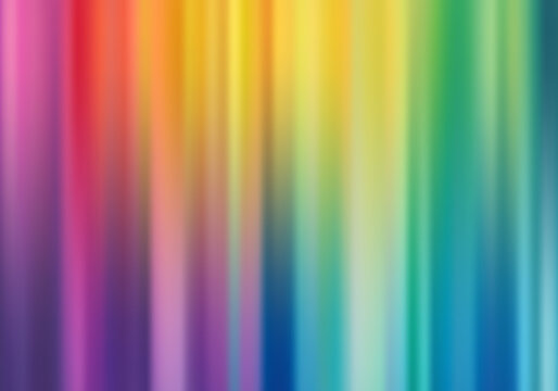 A rainbow of soft vertical color stripes blends seamlessly for a joyful and playful abstract background pattern