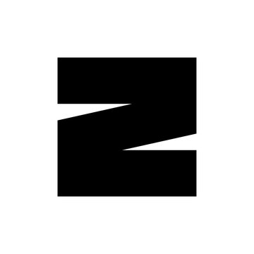 Letter Z logo. Icon design. Template elements. Geometric abstract logos