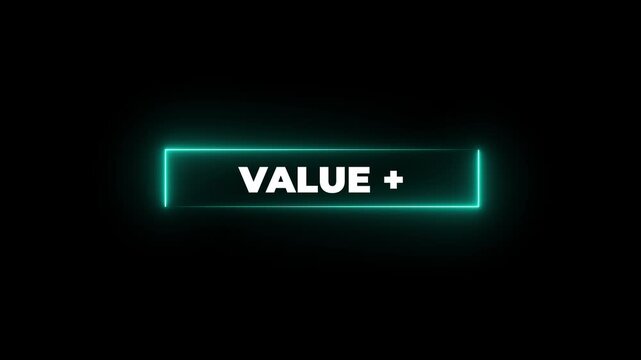 Business hand picking value added download progress and profit to benefit growth and development in business.4k motion graphics video
