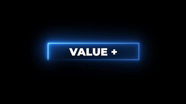 Business hand picking value added download progress and profit to benefit growth and development in business.4k motion graphics video