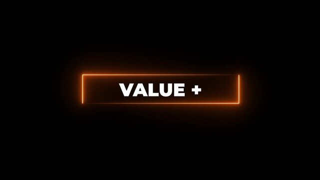 Business hand picking value added download progress and profit to benefit growth and development in business.4k motion graphics video