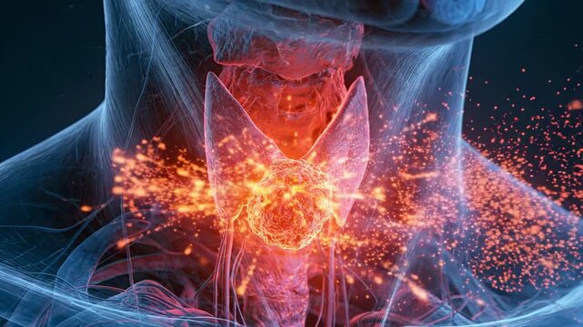 3D biotechnology and DNA molecular science animation