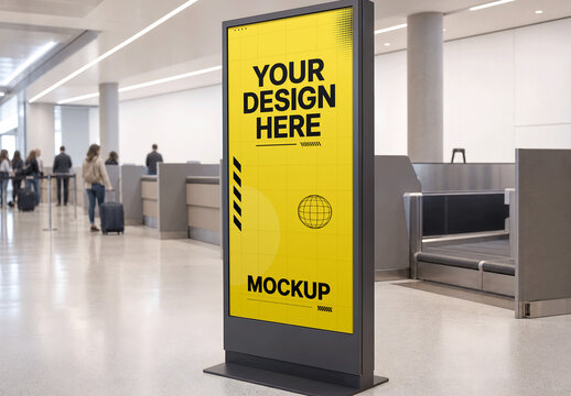 Self Service Bag Drop Mockup