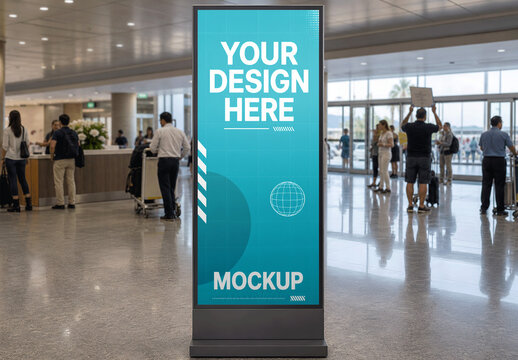 Arrivals Greeting Hall Mockup