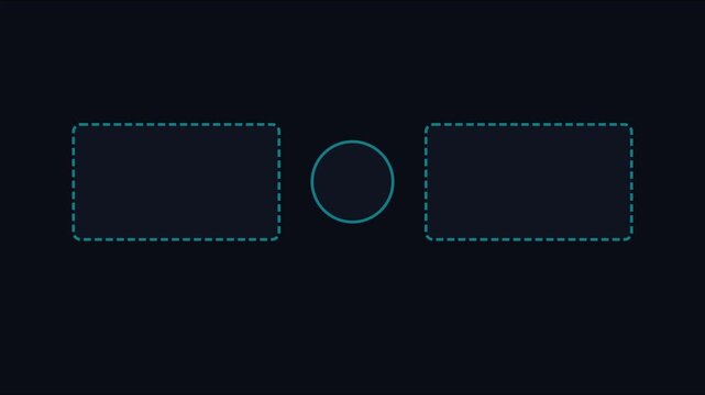 You tube end screen template with animated outro boxes and center subscription button animation 4k youtube