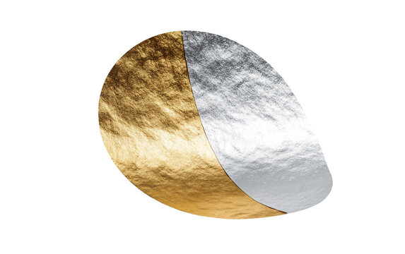 Photography lighting reflector partially folded demonstrating practical studio equipment for portrait and commercial photography Isolated on transparent background PNG