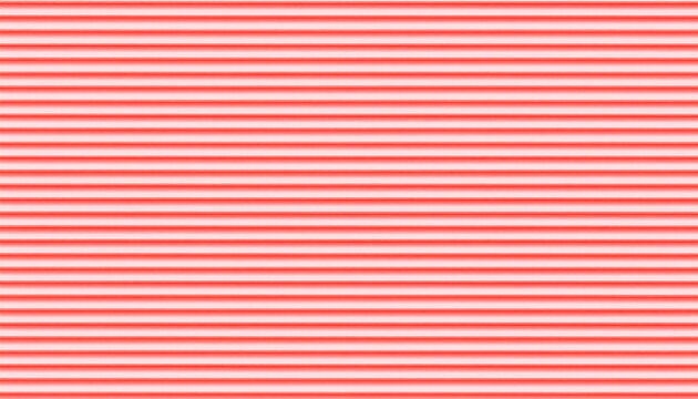 Seamless texture of coral pink metallic rolling shutter door with horizontal ridges. Minimalist garage door or shop front security blinds pattern background for modern architecture and design.