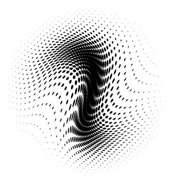 Halftone pattern. Emphasis doodle