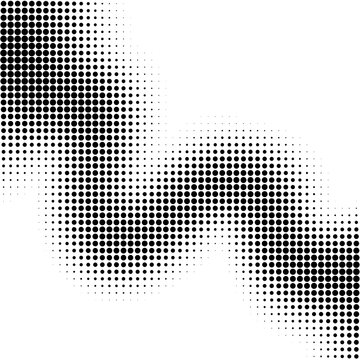 Halftone pattern. Emphasis doodle