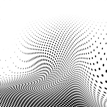 Halftone pattern. Emphasis doodle
