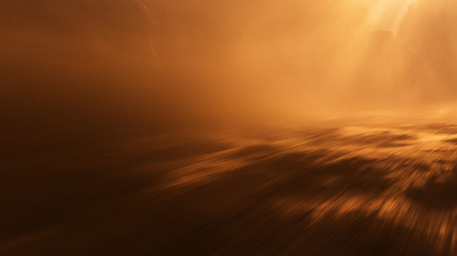 Abstract Motion Blur Background with Golden Light Rays