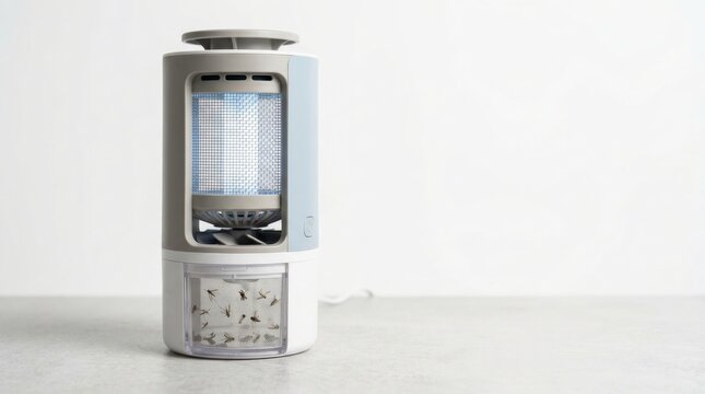 Modern Electric Mosquito Trap Device Capturing Insects for West Nile Virus Prevention