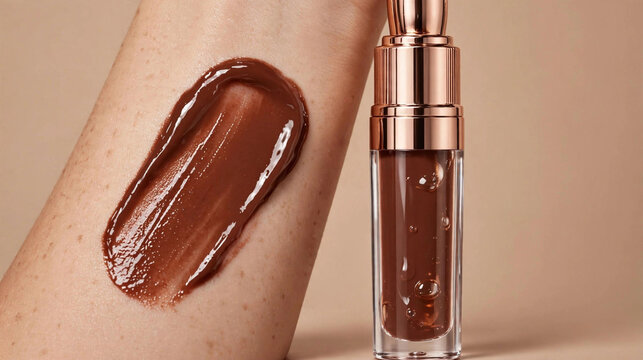 Lip oil chocolate gloss marrom 