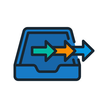 Outbox Tray Icon
