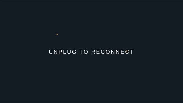 Unplug to reconnect: minimalist typography motion for digital detox and mindfulness concepts animation 4k