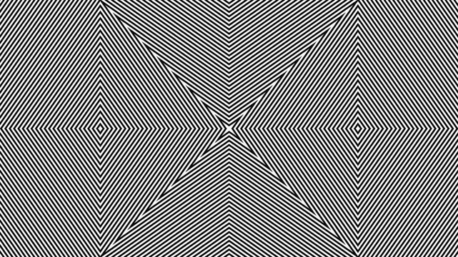 Abstract geometric patterns in motion with subtle light shifts during a slow pan across a dark background