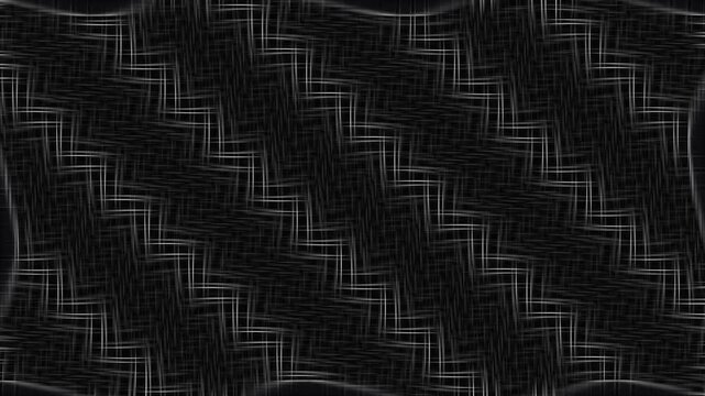 Abstract digital wave patterns flowing across black background with subtle grid texture for tech concepts