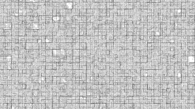 Abstract Geometric Pattern in Grayscale with Subtle Texture and Motion