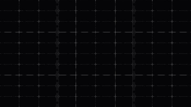 Digital Grid Data Points Expanding Outward in Abstract Network Connection Concept with Dark Background