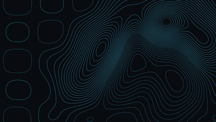 Zion National Park Utah Topographic Elevation Map Vector Background © Auras