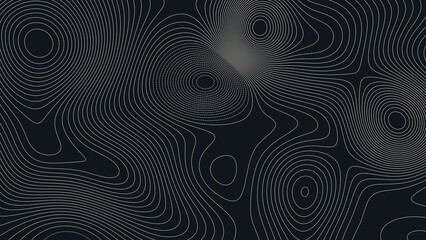 Mount Rainier Washington Topographic Elevation Map Vector Background © Auras