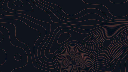 Mount Hood Oregon Topographic Elevation Map Vector Background © Auras