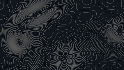 Mount St. Helens Washington Topographic Elevation Map Vector Background © Auras