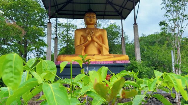 Buddha Statue in Dharmachakra Mudra Sri Lanka