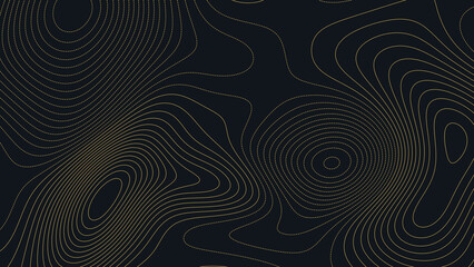 Fototapeta premium Guadalupe Mountains Texas Topographic Elevation Map Vector Background