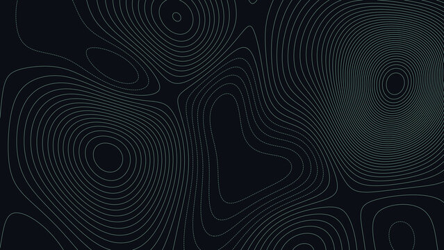Cuyahoga Valley National Park Ohio Topographic Elevation Map Vector Background