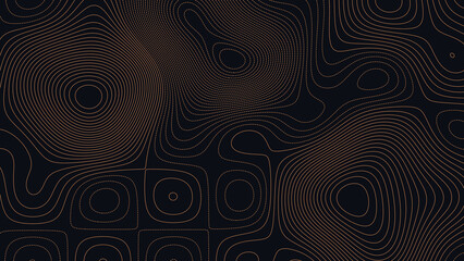 Haleakala Crater Hawaii Topographic Elevation Map Vector Background © Auras